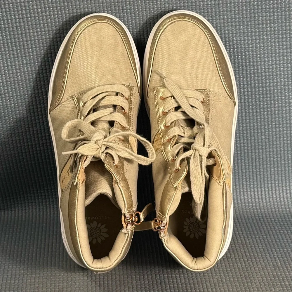 Yellow Box Women’s Edisia Fashion Platform Sneakers Bone Size 9‎ - Picture 5 of 9